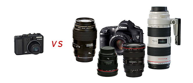 Canon Powershot G9 and Canon 5D Comparison